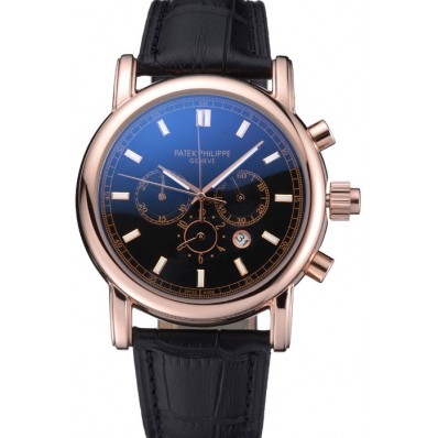 AAAAA Patek Philippe Grand Complications Perpetual Calendar Black Dial 622263