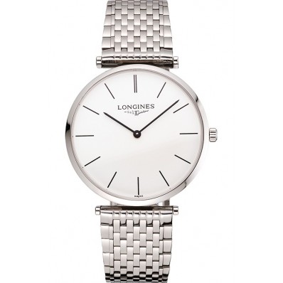 Best Swiss Longines Grande Classique White Dial Stainless Steel Case And Bracelet