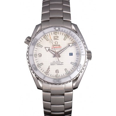 Fake Omega James Bond Skyfall Watch with White Dial and White Bezel om231 621383 Watch