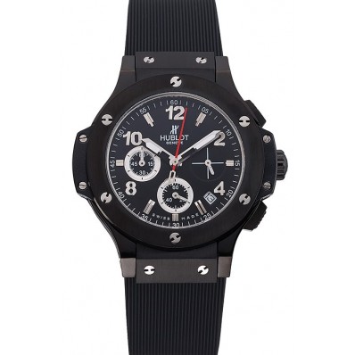 Hublot Big Bang Black Strap Black Dial Watch