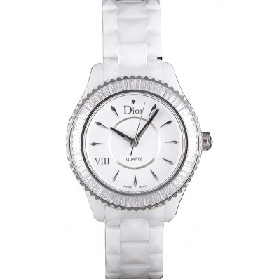 Imitation Dior VIII Baguette Cut White Diamonds cd01 621354