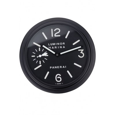 Imitation Panerai Luminor Marina Wall Clock Black And White 622473