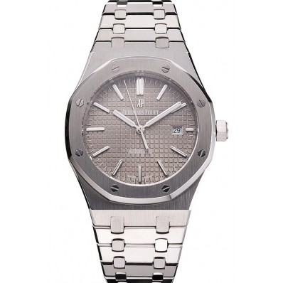 Luxury Knockoff Swiss Audemars Piguet Royal Oak Silver Dial Stainless Steel Case And Bracelet