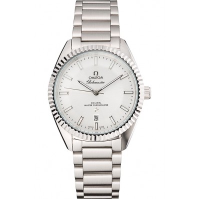 Omega Globemaster Silver Dial Stainless Steel Case And Bracelet