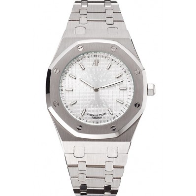 Replica Audemars Piguet Royal Oak Fondation White Dial Stainless Steel Case And Bracelet