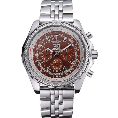 Replica Breitling Bentley 6.75 Speed Bronze Dial Stainless Steel Case And Bracelet 622213