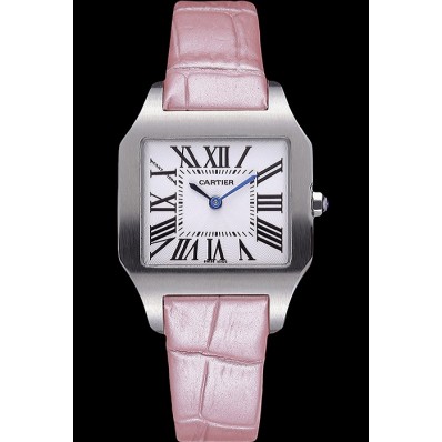 Replica Cartier Santos 100 Polished Stainless Steel Bezel 621922