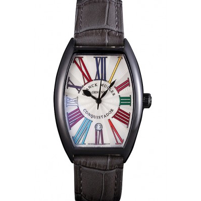 Replica Franck Muller Casablanca Black Croco Leather Band 621641