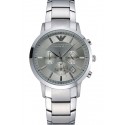 AAA Emporio Armani Classic Chronograph Silver Dial Stainless Steel Bracelet 622344