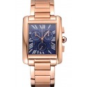 Cartier Tank MC Navy Dial Rose Gold Case And Bracelet 622704