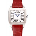 Fake Designer Cartier Santos 100 Polished Stainless Steel Bezel 621935