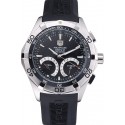 Fake Fashion Tag Heuer Aquaracer Calibre S Black Dial Black Rubber Band 622406
