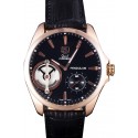 Fake Imitation Tag Heuer Carrera Pendulum Black Leather Strap 7919