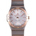Fake Omega Constellation Rose Gold Bezel Two Tone Band som101 621481