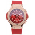 Hublot Big Bang Red Strap Red Dial Watch 98069