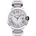 Imitation Cartier Ballon Bleu 38mm White Dial Stainless Steel Case Two Tone Silver Bracelet