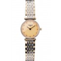 Imitation Longines La Grande Classique Champagne Dial Two Tone Bracelet Femme 622137