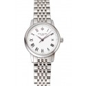 Imitation Patek Philippe Calatrava Ladies White Dial Stainless Steel Case And Bracelet 1453834