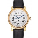 Imitation Swiss Cartier Ballon Bleu GMT Silver Dial Rose Gold Case And Bracelet