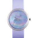La D de Dior Lavender Rubber Strap with Lavender Dial 621509