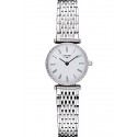 Longines La Grande Classique Stainless Steel White Dial Diamond Bezel Femme 622110