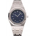 Luxury Audemars Piguet Royal Oak Fondation Blue Dial Stainless Steel Case And Bracelet