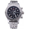 Luxury Breitling Chronomat Evolution Black Dial Stainless Steel Bracelet 622515