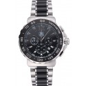 Luxury Copy Tag Heuer Formula 1 Chronograph Black Dial Black Bezel Two Tone Stainless Steel Band 622412