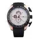 Porsche Regulator Power Reserve Rose Gold Case White Dial