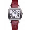 Replica Cartier Santos 100 Polished Stainless Steel Bezel 621918