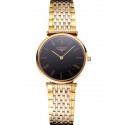 Replica Longines La Grande Classique Two Tone Band Black Dial Homme 622097