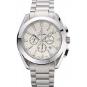 Replica Omega Seamaster Aqua Terra Chronograph Ivory Dial Stainless Steel Bracelet 622526