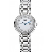AAAAA Replica Longines PrimaLuna Stainless Steel Diamonds Case 622588