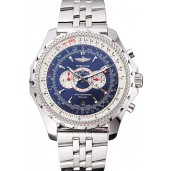 Best Quality Replica Breitling Bentley Supersports Blue Dial Stainless Steel Case And Bracelet 622221