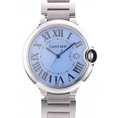 Cartier Ballon Bleu 42mm Blue Dial Stainless Steel Case And Bracelet