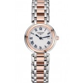 Designer Fake Longines PrimaLuna Stainless Steel And Gold Case Roman Numerals 622586