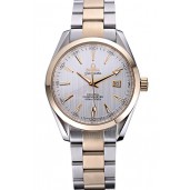 High Imitation Omega Seamaster White Dial Two Tone 622167