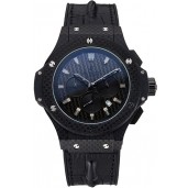 Hublot Big Bang Carbon Dial Carbon Case And Bezel Black Rubber Strap 622773