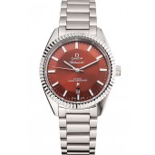 Omega Globemaster Brown Dial Stainless Steel Case And Bracelet