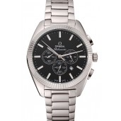 Omega Globemaster Master Chronometer Black Dial Stainless Steel Bracelet 1453857