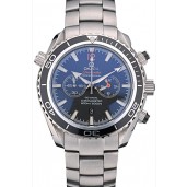 Omega Seamaster Planet Ocean Black Tachymeter Black Dial Stainless Steel Strap 80240