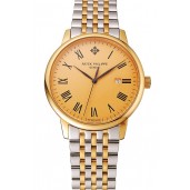 Patek Philippe Calatrava Gold Dial Yellow Gold Case Two Tone Bracelet 1453825