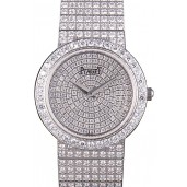 Piaget Swiss Limelight Diamonds Encrusted Stainless Steel Watch 80297 Watch
