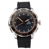 Replica Cheap Omega Speedmaster Skywalker X-33 Black Dial Orange On Black Bezel Stainless Steel Case Black Rubber Strap