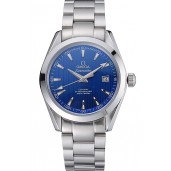Replica Top Omega Seamaster Blue Dial Stainless Steel Band 622166