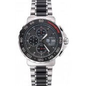 Tag Heuer Formula 1 Calibre 16 Chronograph Black Dial Two Tone Stainless Steel Band 622413