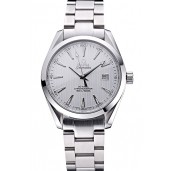 Top Omega Seamaster White Dial Stainless Steel Band 622164