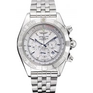 Copy AAAAA Breitling Chronomat White Dial Stainless Steel Case And Bracelet 622223