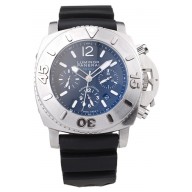 Copy Panerai Luminor Brushed Stainless Steel Case Black Dial Black Rubber Strap 98167