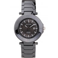 First-class Quality Cartier Pasha 34mm Black Dial Black Ceramic Case Rubber Bracelet